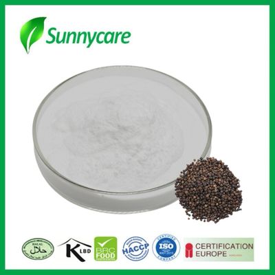 Estratto di pepe nero Piperina in polvere fuori polvere fine bianca Supporta il metabolismo